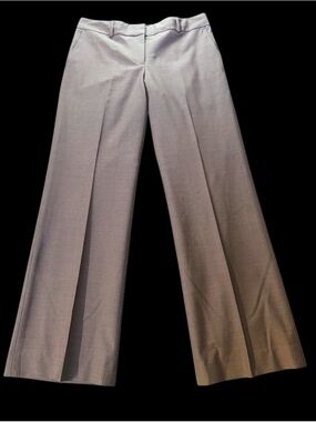Ann Taylor Gray Wool Blend Dress Pants Women’s Size 10 Straight Leg Career Offic